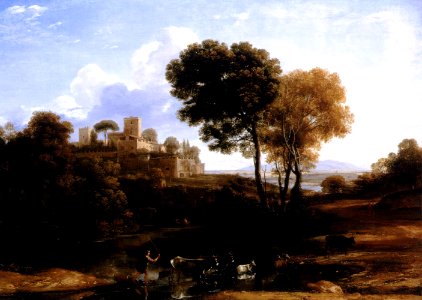 Claude Lorrain - Landscape with Shepherds - WGA04997