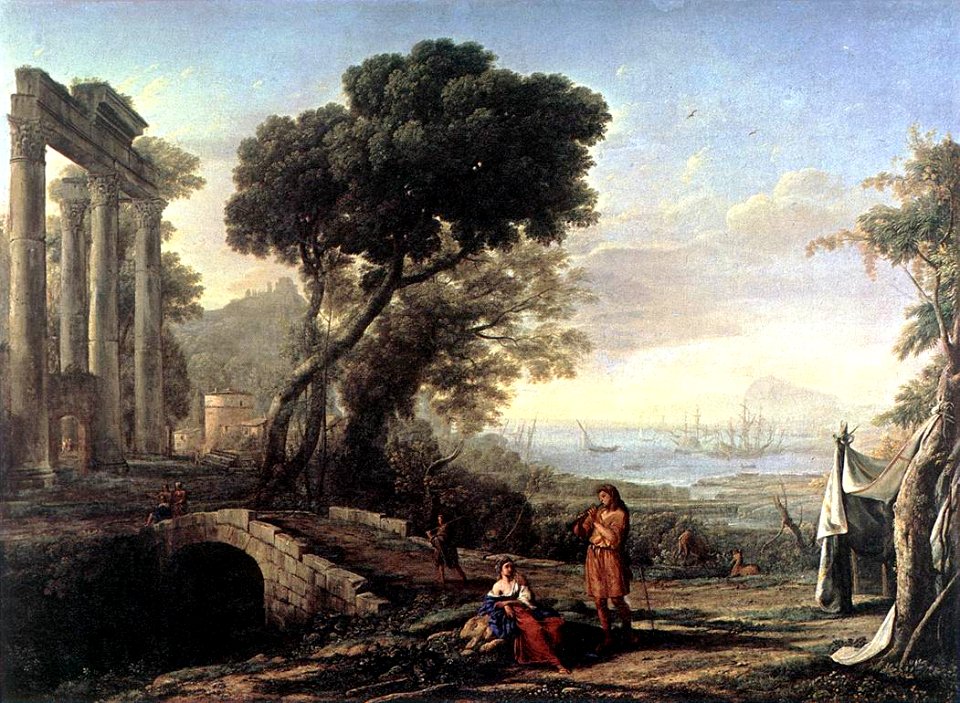 Claude Lorrain - Italian Coastal Landscape - WGA04983
