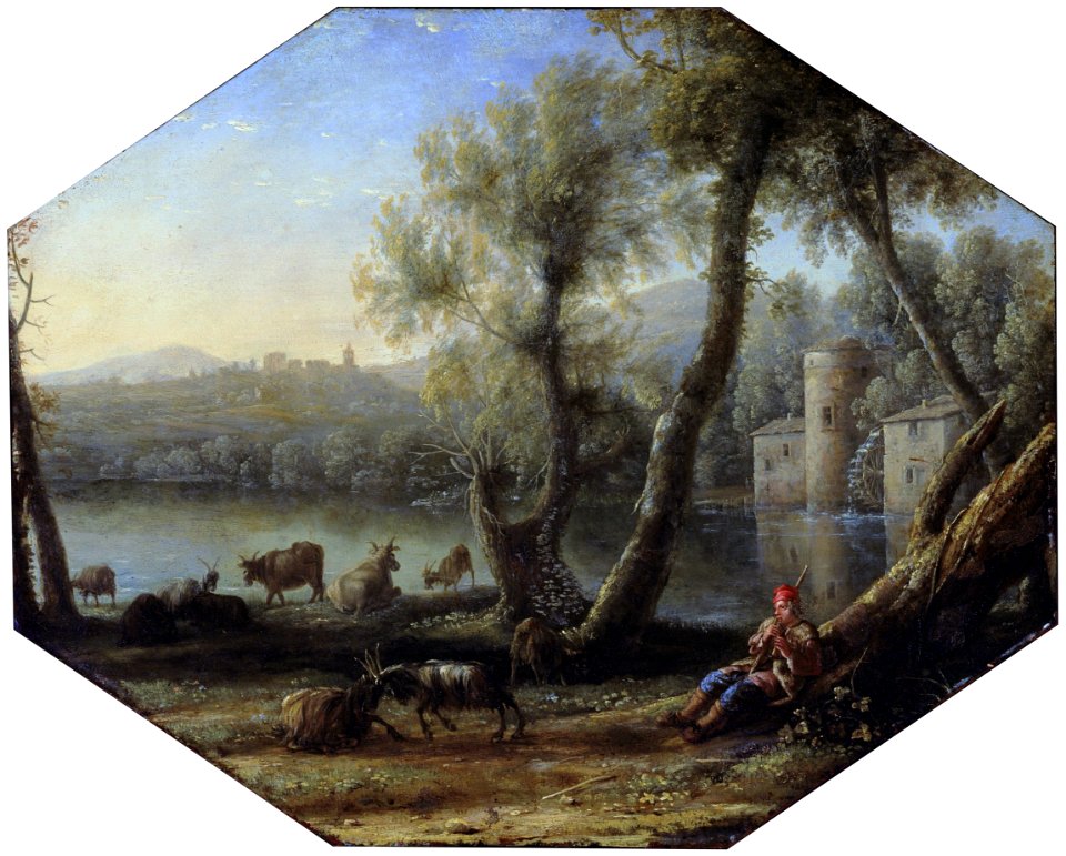 Claude Lorrain - Pastoral landscape - Google Art ProjectFXD