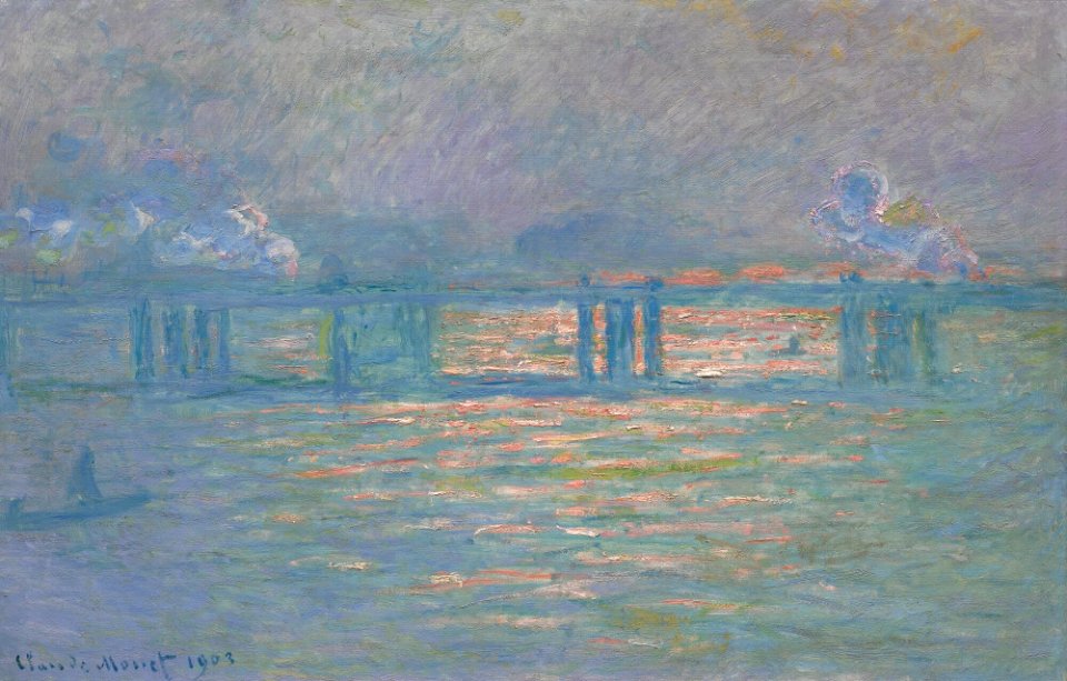 Claude Monet - Charing Cross bridge - Sothebys 12 nov 2019