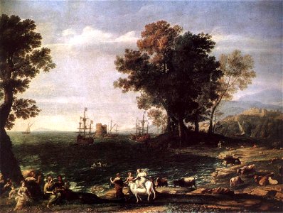 Claude Lorrain - The Rape of Europa - WGA05005