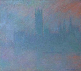 Claude Monet - Houses of Parliament in the Fog - High Museum of Art. Free illustration for personal and commercial use.