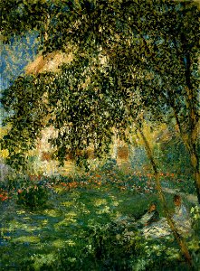 Claude Monet - Le repos dans le jardin, Argenteuil
