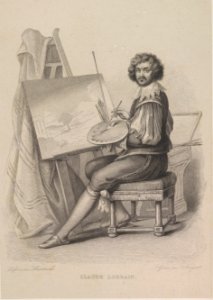 Claude Lorrain przy pracy
