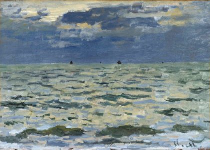 Claude Monet - Marine, Le Havre - Ordrupgaard. Free illustration for personal and commercial use.