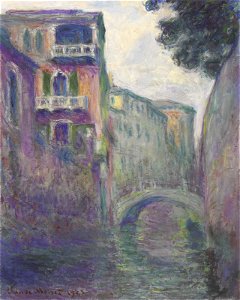 Claude Monet - Le rio de la salute (W 2001a)