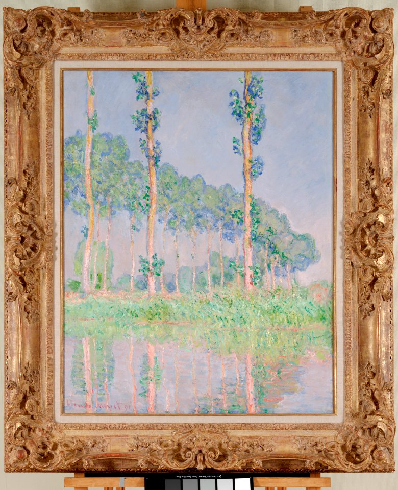 Claude Monet - Poplars, Pink Effect - 2019.67.14.McD - Dallas Museum of Art