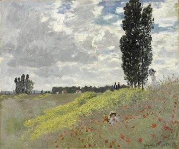 Claude Monet - A Walk in the Meadows at Argenteuil - 1998.107 - Rhode Island School of Design Museum