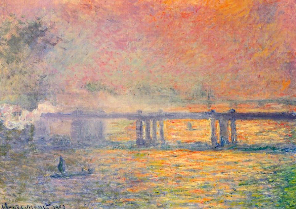 Claude Monet - Charing Cross Bridge (Saint Louis)