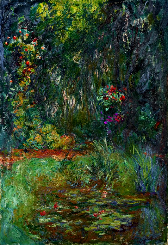 Claude Monet - Coin du bassin aux nymphéas (W 1880)