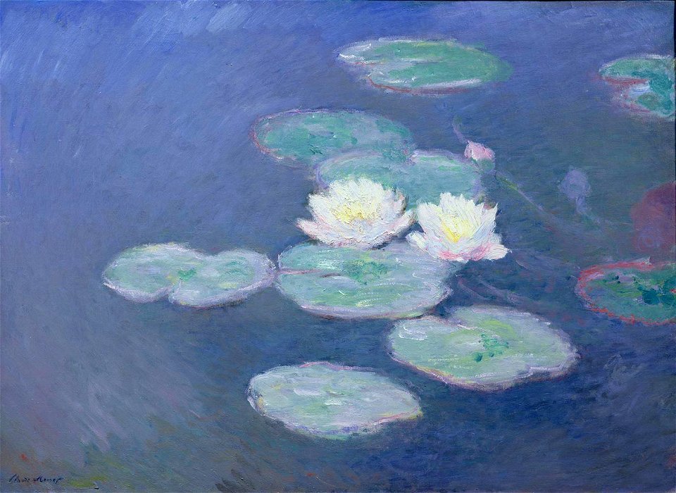 Claude Monet - Nymphéas, effet du soir W1504 - Musée Marmottan-Monet