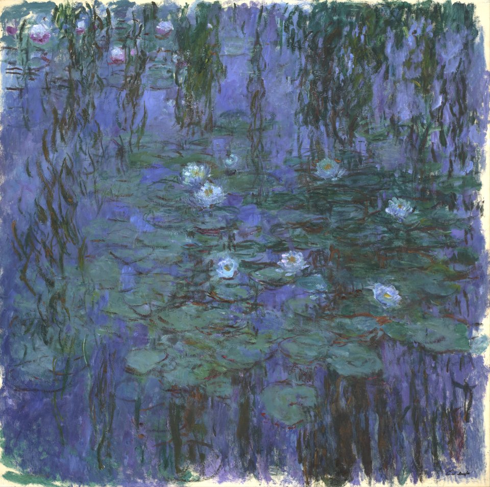 Claude Monet - Blue Water Lilies - Google Art Project