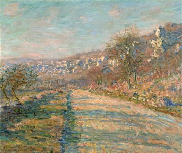 Claude Monet - Road of La Roche-Guyon - Google Art Project. Free illustration for personal and commercial use.
