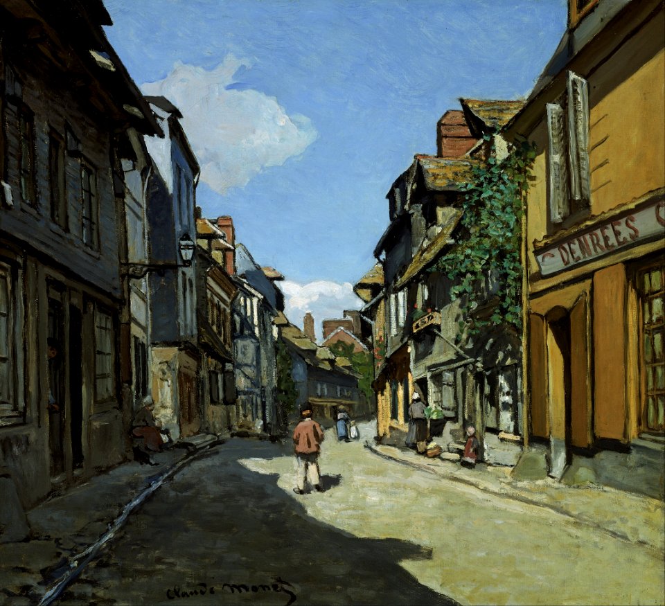 Claude Monet - Rue de la Bavole, Honfleur - Google Art Project