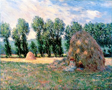 Claude Monet - Haystacks - Google Art Project. Free illustration for personal and commercial use.