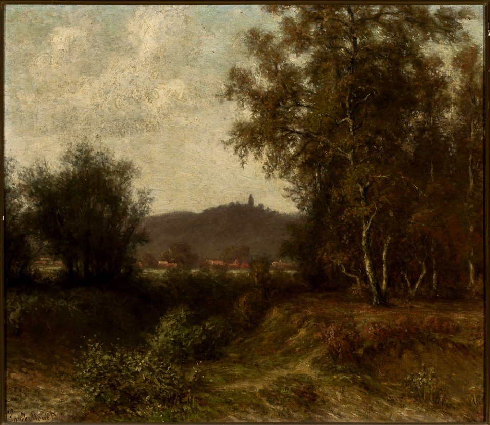 Claude Monet - Countryside landscape with trees - M.Ob.2070 MNW - National Museum in Warsaw