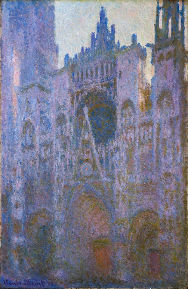 Claude Monet - La Cathedrale de Rouen Le Matin, dominante rose - Goulandris Museum