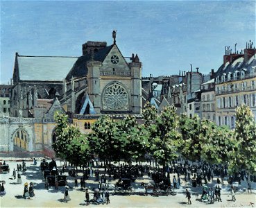 Claude Monet - St. Germain l'Auxerrois à Paris - Google Art Project