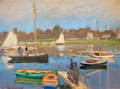 Claude Monet - Le bassin d'Argenteuil (W326). Free illustration for personal and commercial use.