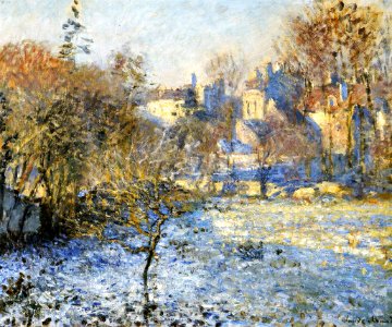 Claude Monet - Le Givre. Free illustration for personal and commercial use.