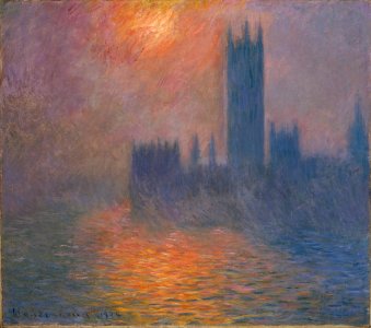 Claude Monet - Le Parlement, coucher de soleil - Kunsthaus Zürich