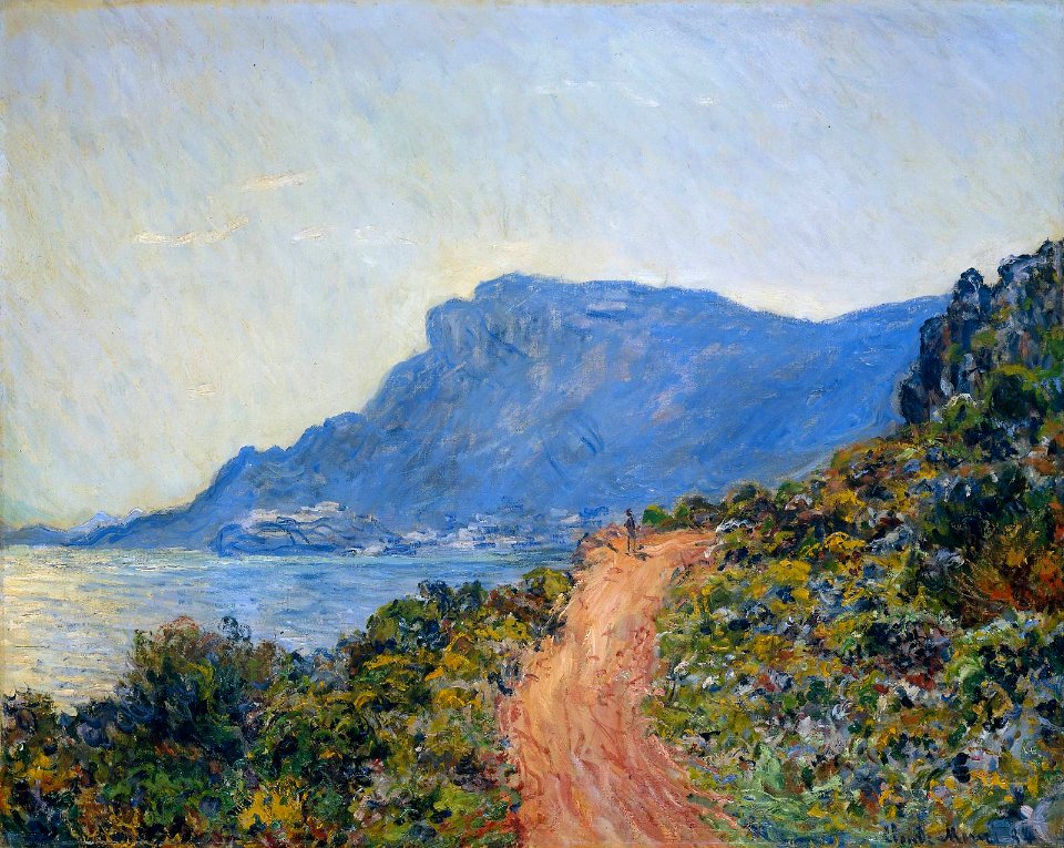 Claude Monet - La Corniche near Monaco (1884)
