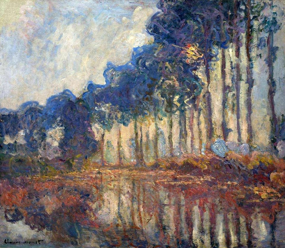 Claude Monet - Les Peupliers, automne