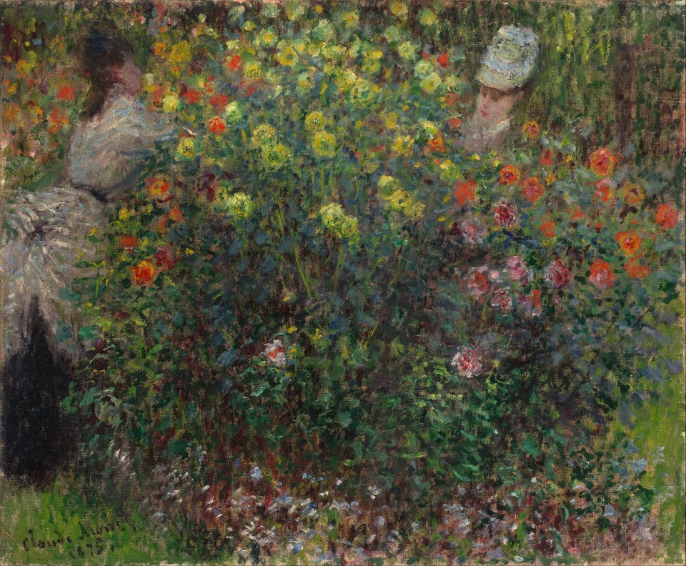 Claude Monet - Ladies in Flowers - Google Art Project