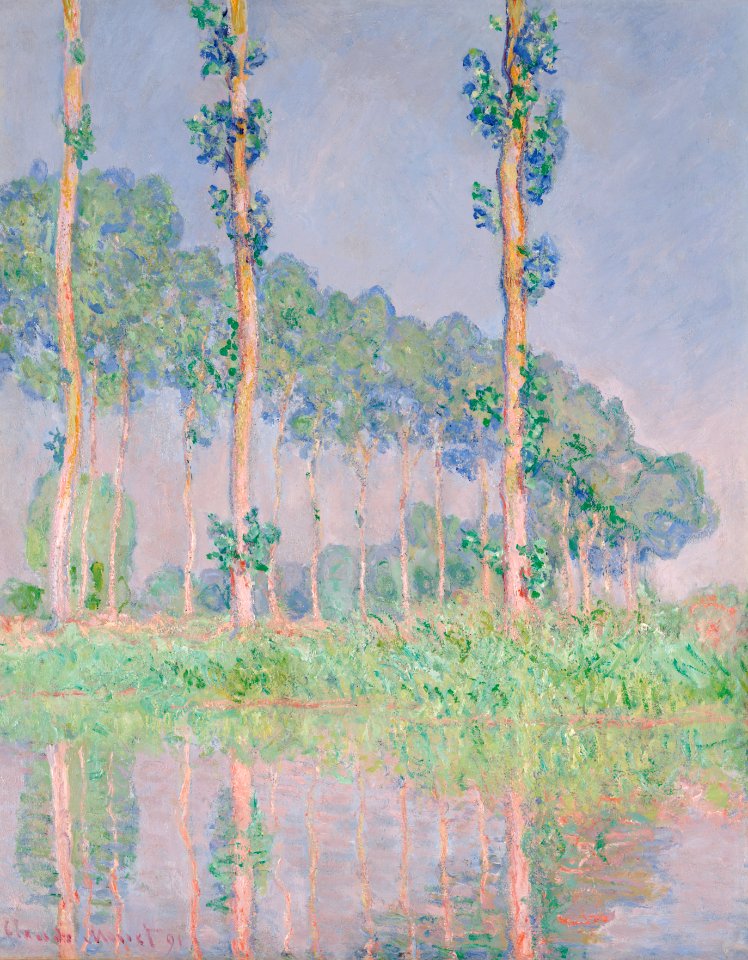 Claude Monet - Les peupliers - Dallas museum of Art (W 1304)