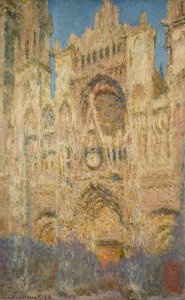 Claude Monet - The Rouen Cathedral at Sunset - Pushkin museum