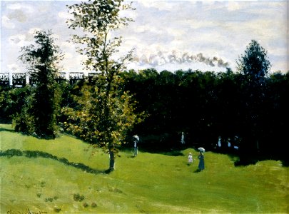 Claude Monet - Train In The Country