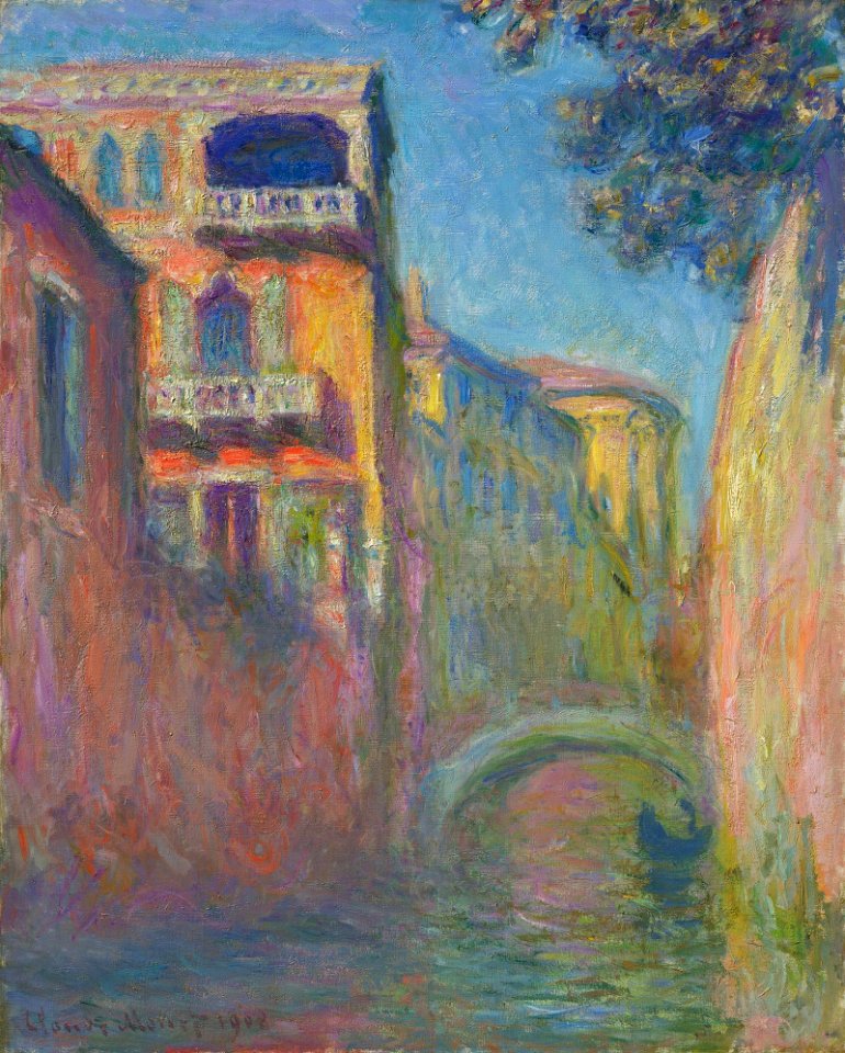 Claude Monet - Le Rio de la Salute (W 1762)