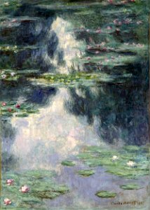 Claude Monet - Pond with Water Lilies - Google Art Project. Free illustration for personal and commercial use.