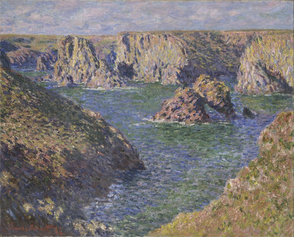 Claude Monet - Port-Domois, Belle-Isle - 1983.7.10 - Yale University Art Gallery