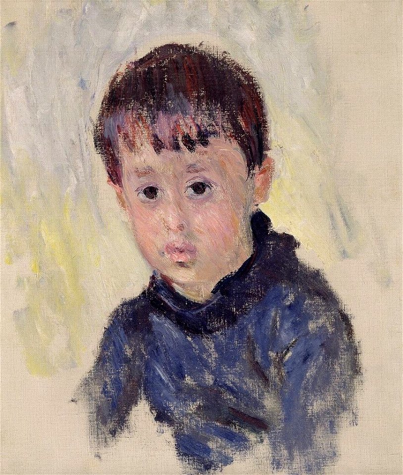 Claude Monet - Michel Monet au chandail bleu