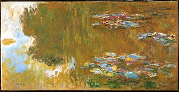 Claude Monet - The Water Lily Pond, c. 1917-19 - Google Art Project