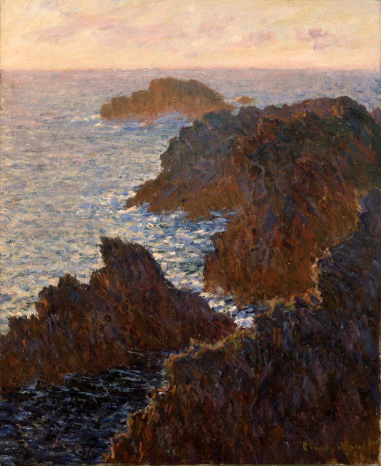 Claude Monet - Rocks at Belle-Isle, Port-Domois - 218-1975 - Saint Louis Art Museum