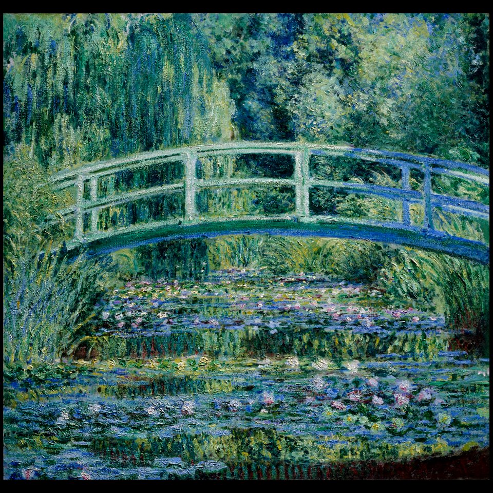 Claude Monet - Water Lilies and Japanese Bridge - Google Art Project