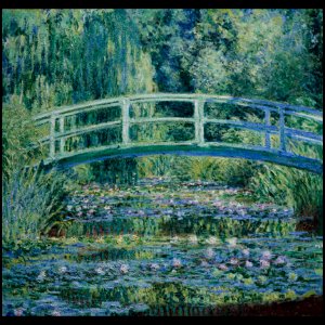Claude Monet - Water Lilies and Japanese Bridge - Google Art Project
