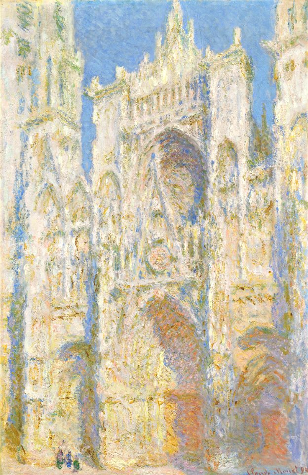 Claude Monet - Rouen Cathedral, West Façade, Sunlight - Google Art Project