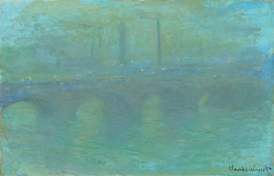 Claude Monet - Waterloo Bridge - National Gallery of Art