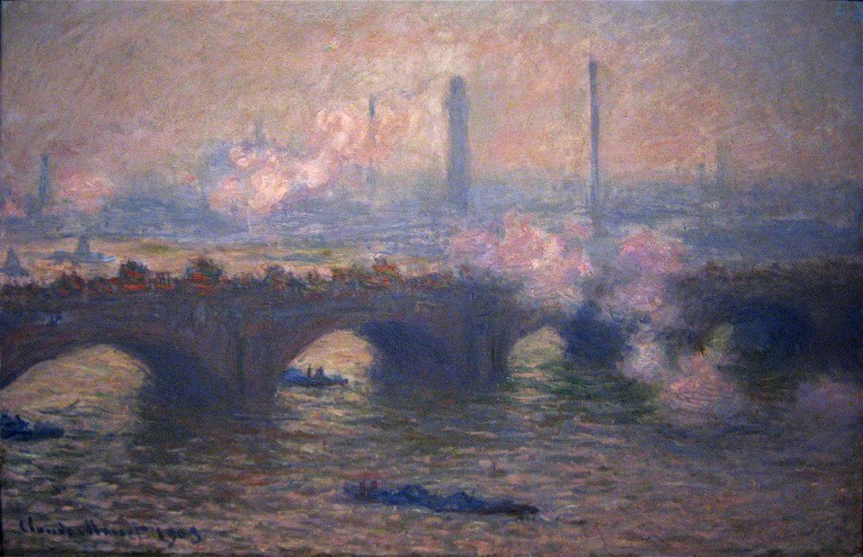 Claude Monet - Waterloo Bridge, Gray Day