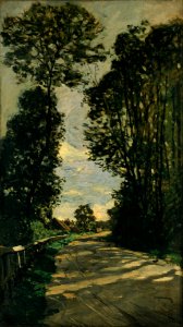 Claude Monet - Walk (Road of the Farm Saint-Siméon) - Google Art Project