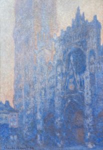 Claude Monet - Rouen Cathedral Façade and Tour d'Albane (Morning Effect) - Google Art Project