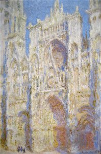 Claude Monet - Rouen Cathedral, West Facade, Sunlight