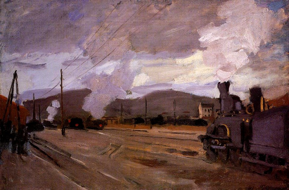 Claude Monet - The Gare d'Argenteuil