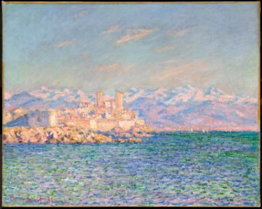 Claude Monet - The Fort of Antibes. Free illustration for personal and commercial use.