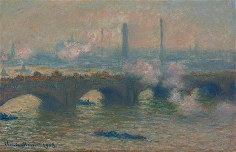 Claude Monet - Waterloo Bridge, Gray Day - National Gallery of Art