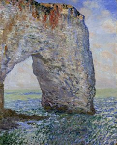 Claude Monet - The Manneporte near Étretat. Free illustration for personal and commercial use.