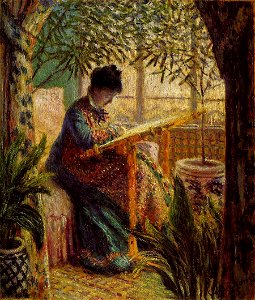 Claude Monet Camille au métier